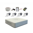 Hikvision 4 HD CCTV Camera Full Kit - 8 Channel DVR & 100m Cable 12