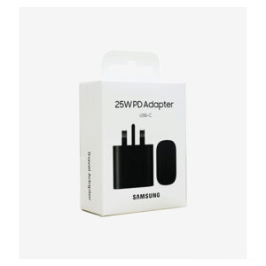 Samsung Fast Charge Travel Adapter USB Type-C 25W – White & Black