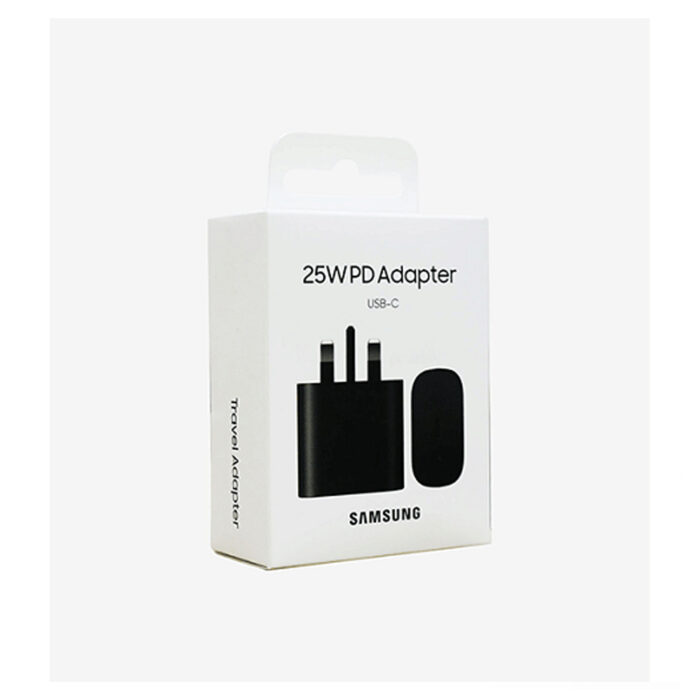 Samsung Fast Charge Travel Adapter USB Type-C 25W – White & Black 1 Samsung Fast Charge Travel Adapter USB Type-C 25W – White & Black 1