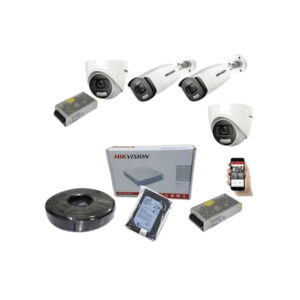 Hikvision 4 720P HD CCTV Camera Kit – Complete Security System