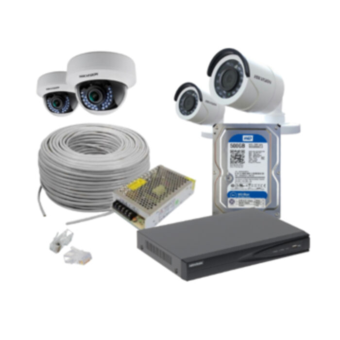 Hikvision 8-Channel 1080P Full HD CCTV Camera Kit – 1TB Storage, DVR, Night Vision, Complete Security System11v