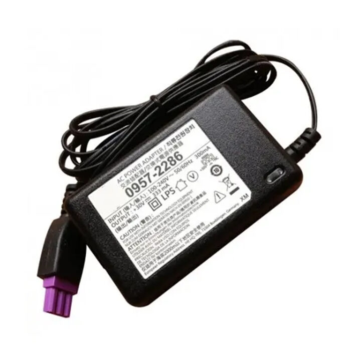 HP 0957-2286 3-Pin AC Adapter Power Supply 30V 333mA