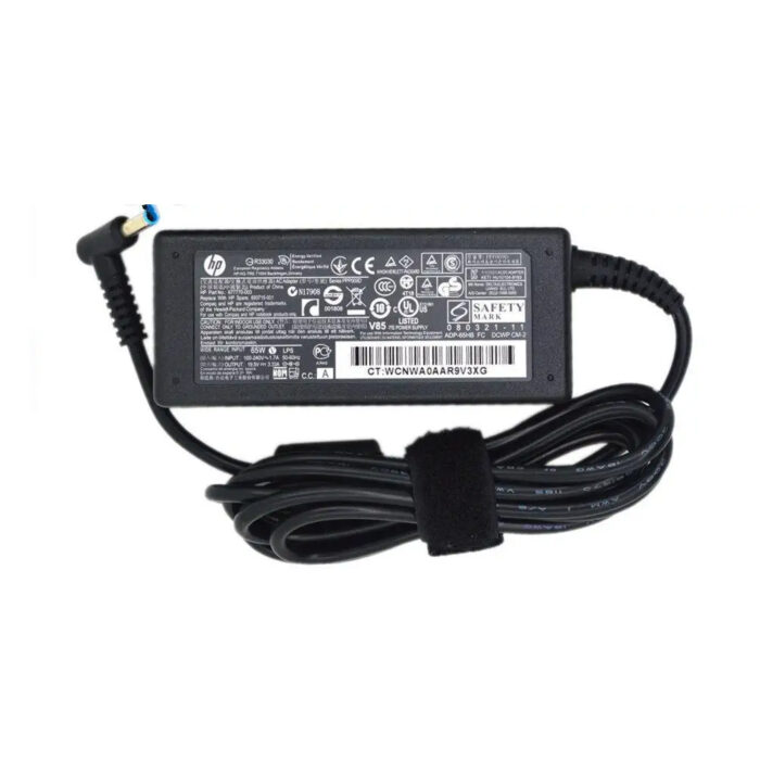 HP Laptop Charger 19.5V 3.33A, 65W Blue Pin