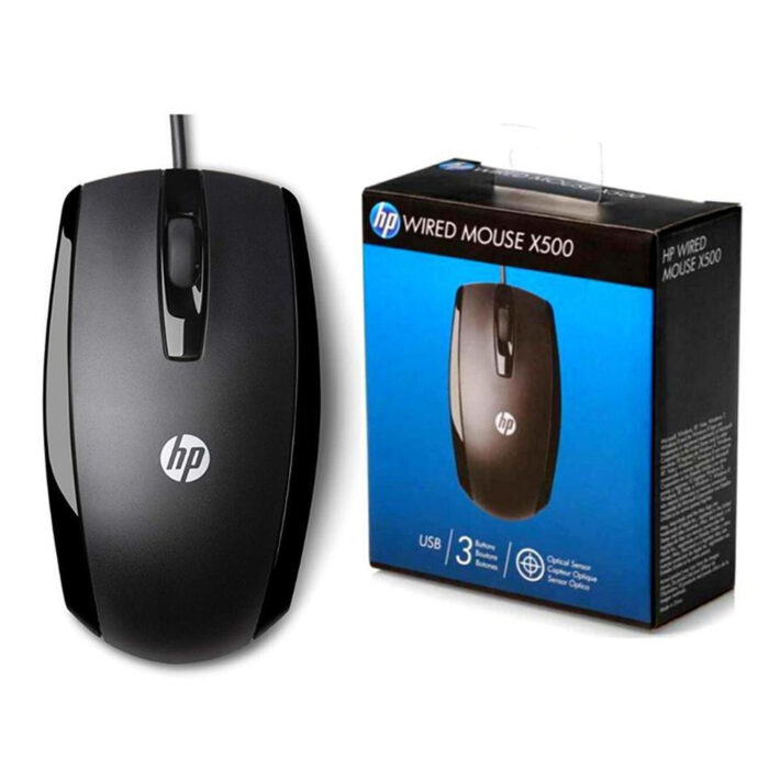 HP Wired Mouse X500
