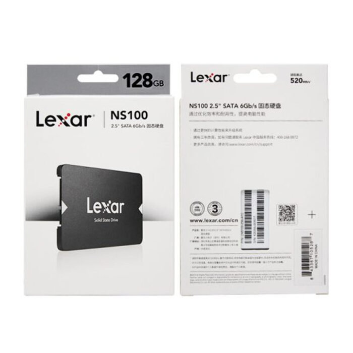 Lexar 128GB 2.5-Inch SATA III SSD – High-Speed Performance, Reliable Storage