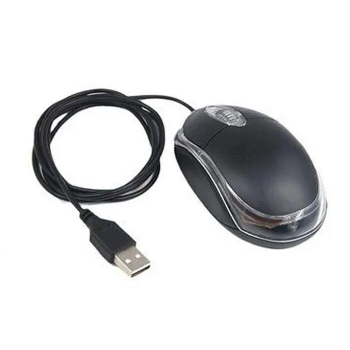 Brown Box Wired LED Optical Mouse 1