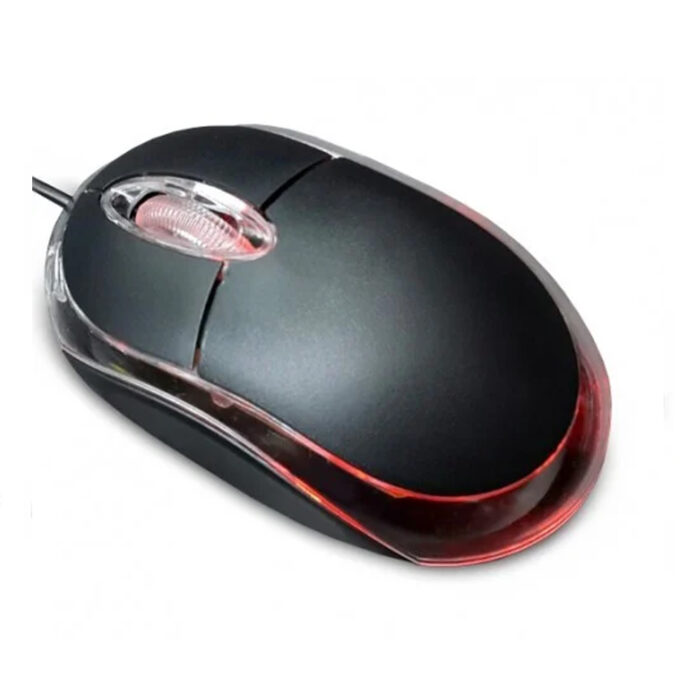 Brown Box Wired LED Optical Mouse 3
