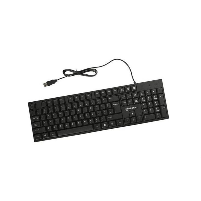 Generic TJ-818 Black Antelope Wired Keyboard, USB, Ergonomic Design, Quiet Keys, Spill-Resistant 2