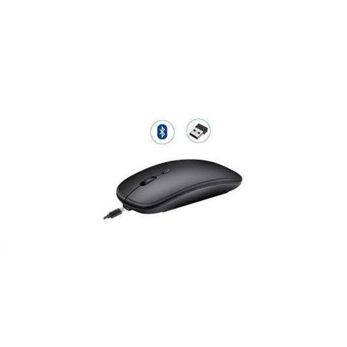 Wireless Bluetooth + 2.4G Dual-Mode Rechargeable LED Optical Mouse – Multiple Colors 3