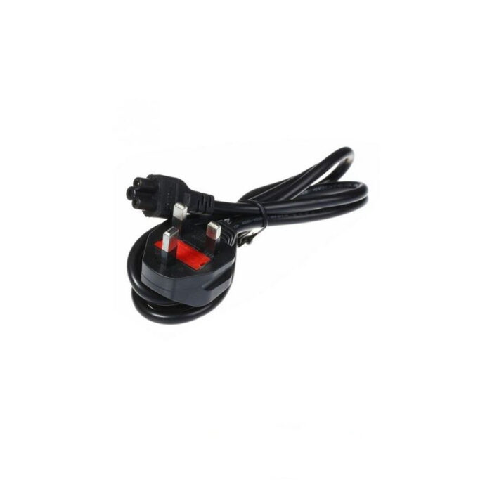 3-Pin Laptop Power Cable Cord – 1.5m, Black 3