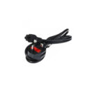 3-Pin Laptop Power Cable Cord – 1.5m, Black 3