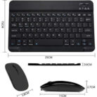 Rechargeable Bluetooth Keyboard and Mouse 3