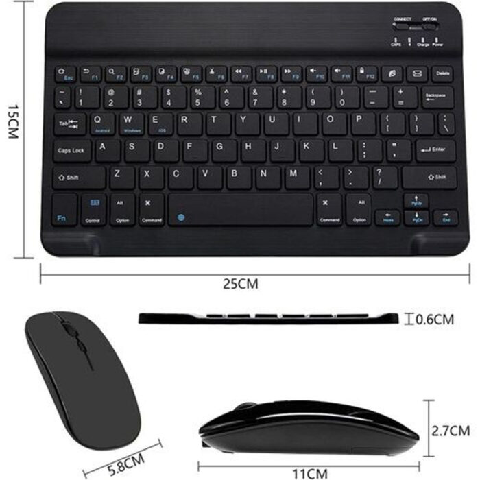 Rechargeable Bluetooth Keyboard and Mouse 3