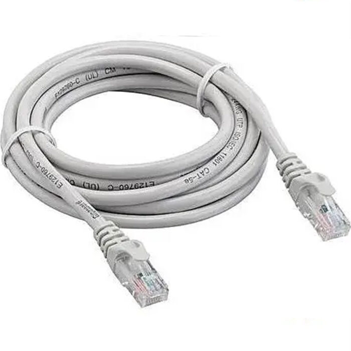 Siemon 1m Cat6 UTP Patch Cord – RJ45, Unshielded Twisted Pair, Gray 1